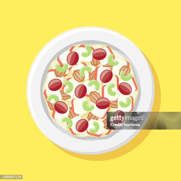 Waldorf Salat Overheadsymbol, Stock-Foto