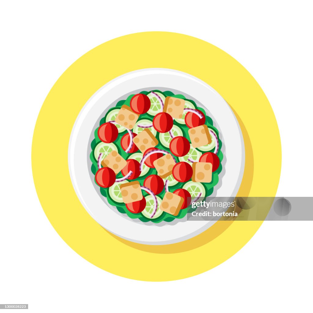 Ícone de sobrecarga da salada Panzanella