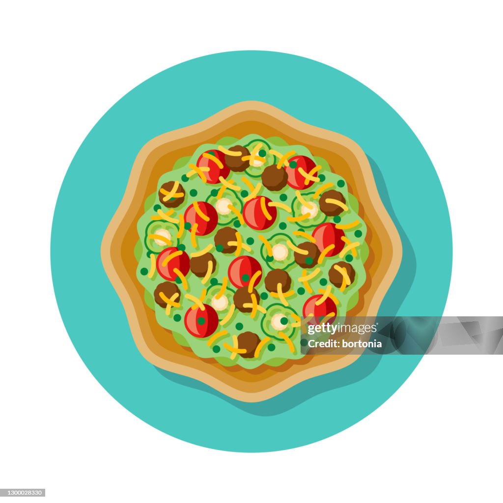 Taco Salad Overhead Icon