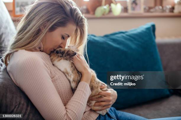 Lady With Rabbit Lady Rabbit Photos and Premium High Res Pictures - Getty Images
