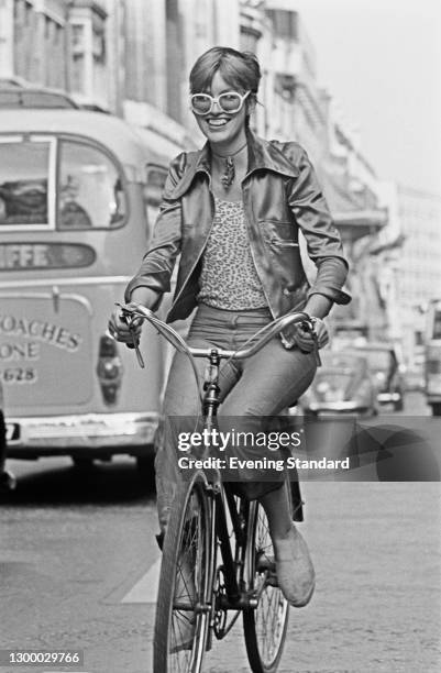 English journalist and broadcaster Janet Street-Porter, UK, 26th August 1972.