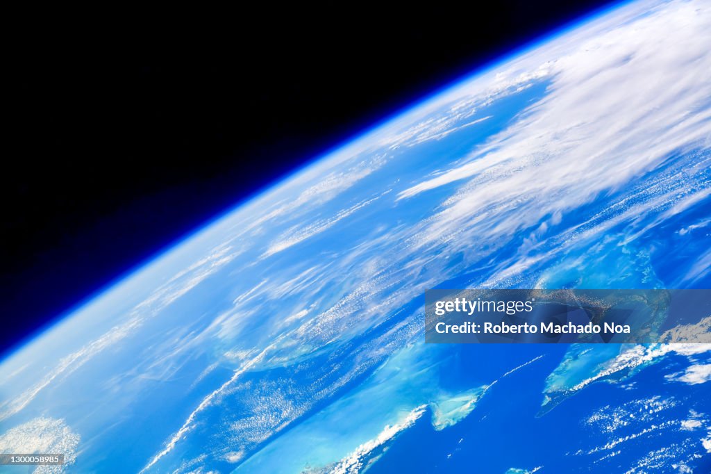 Detail of Planet Earth seen from the ISS, Digital Enhancement