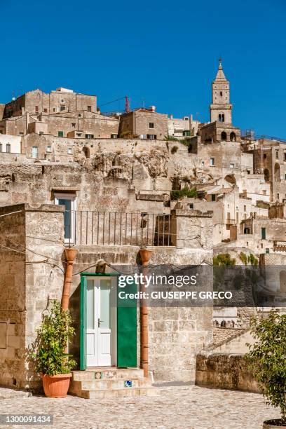 sassi di matera - matera stockfoto's en -beelden