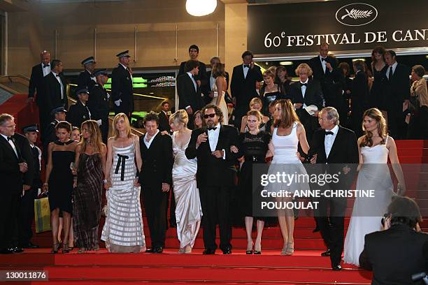 French actors Emma De Caunes, Agathe de La Fontaine, Anne Consigny, Mathieu Amalric and Emmanuelle Seigner, US director Julian Schnabel, Canadian...