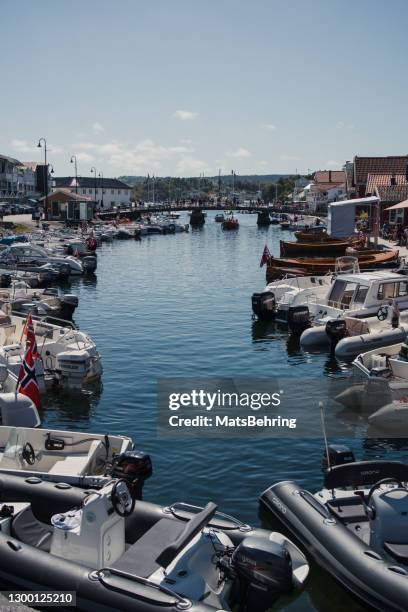 kragerø, norway - motorboat stock pictures, royalty-free photos & images