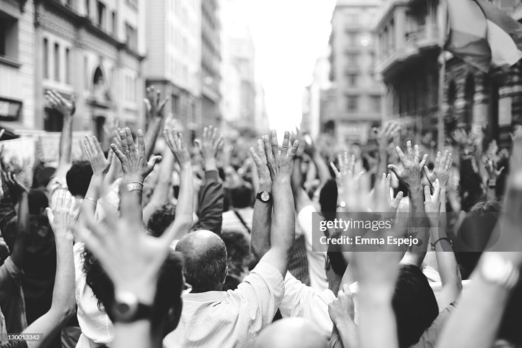 Demonstration for real democracy