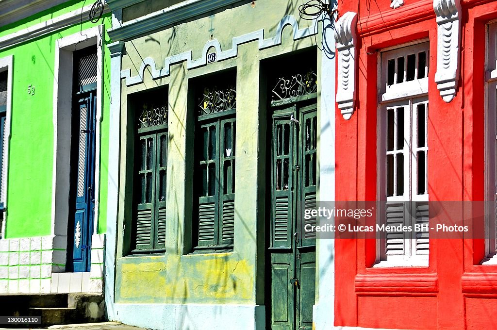 Colorful homes