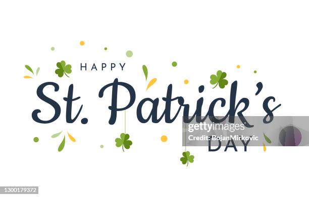 ilustraciones, imágenes clip art, dibujos animados e iconos de stock de tarjeta del día de san patricio, antecedentes. vector - día de san patricio