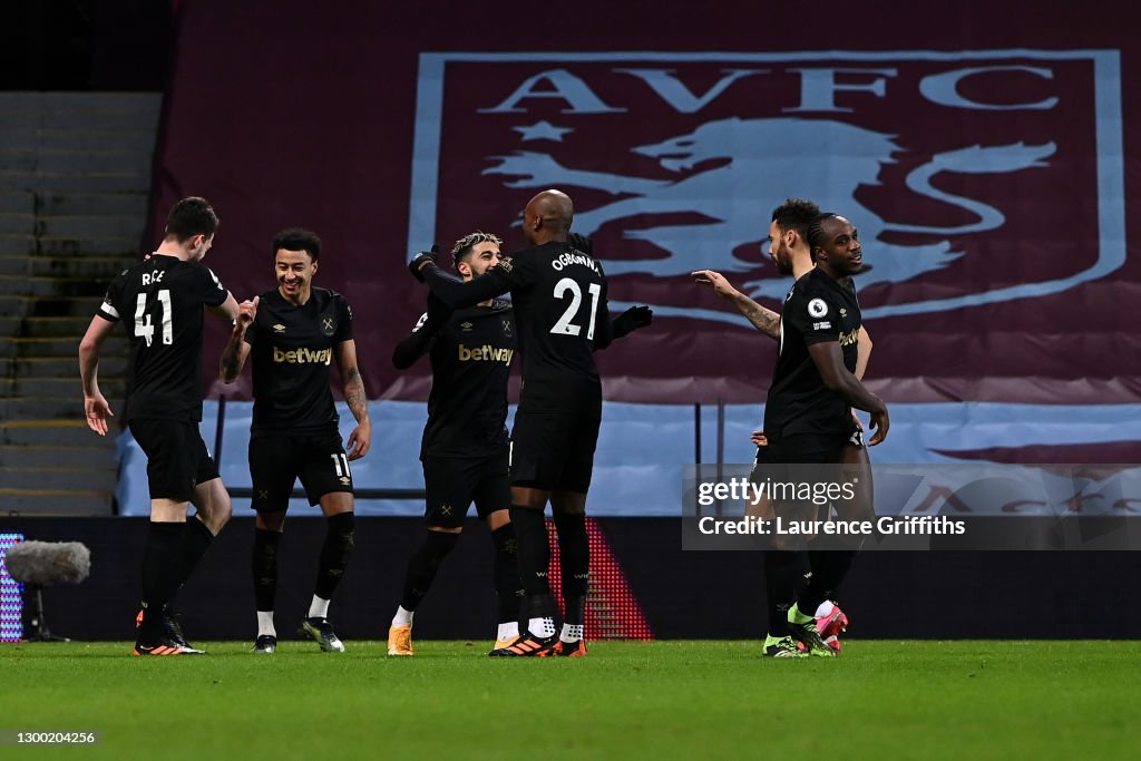 Aston Villa v West Ham United - Premier League