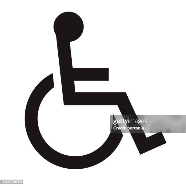 wheelchair accessible washroom icon - wheelchair accessibility stock illustrations