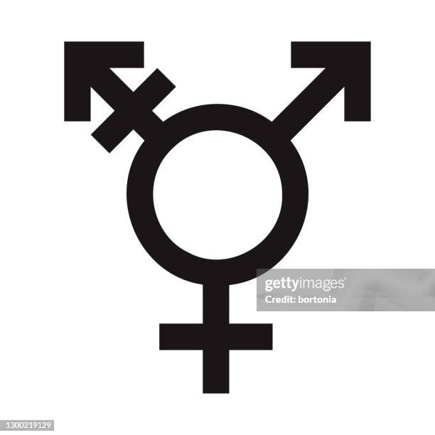 transgender washroom accessibility icon - trans symbol stock illustrations