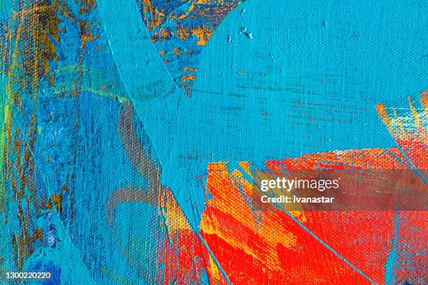 abstract hand-painted art background - artists canvas stock illustrations