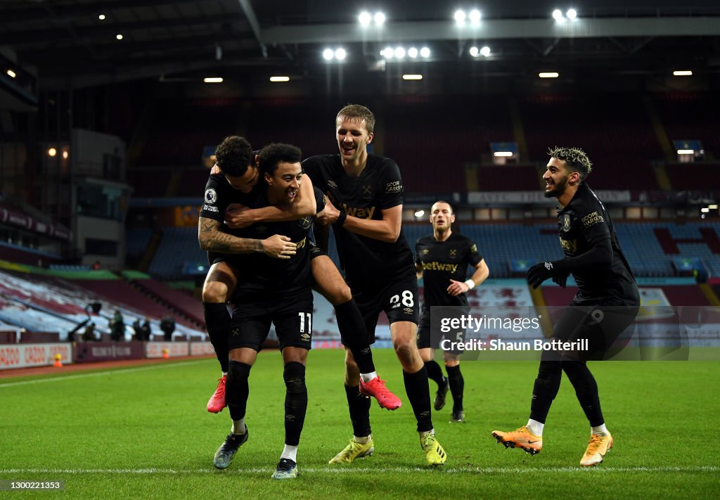 Aston Villa v West Ham United - Premier League