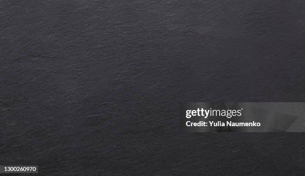 black stone, slate texture background - wooden board　food fotografías e imágenes de stock