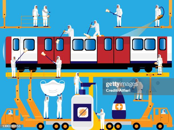 ilustraciones, imágenes clip art, dibujos animados e iconos de stock de desinfectante de ferrocarril - terminal illness