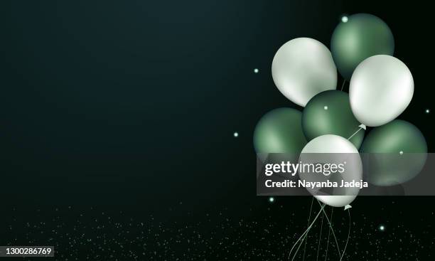 ilustrações de stock, clip art, desenhos animados e ícones de happy birthday holiday design. stock illustration - balão enfeite