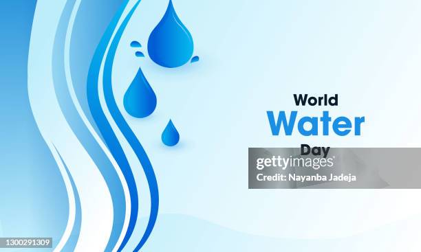 ilustrações de stock, clip art, desenhos animados e ícones de world water day - vector waterdrop concept stock illustration - dia mundial da água