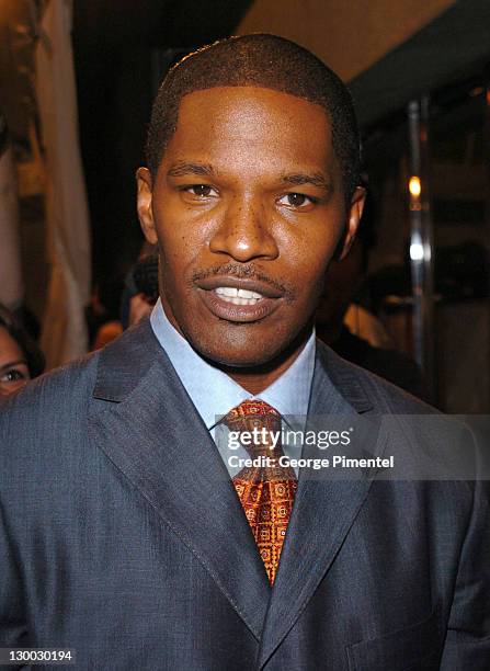 Jamie Foxx during 2004 Toronto International Film Festival - "Ray" Premiere at Roy Thompson Hall in Toronto, Ontario, Canada.