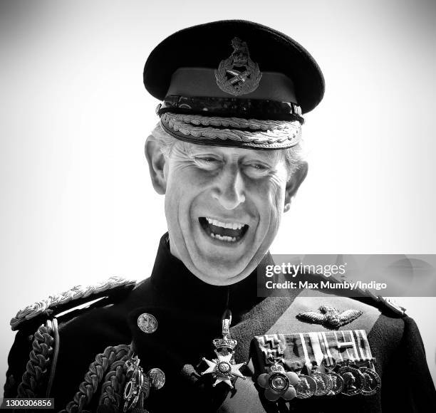 Prince Charles, Prince of Wales talks with Chelsea Pensioners as he attends the annual Founder's Day Parade at the Royal Hospital Chelsea on June 9,...