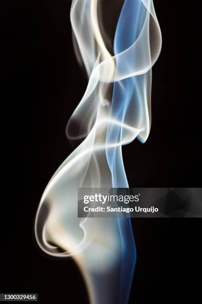 incense smoke pattern - wispy stock pictures, royalty-free photos & images