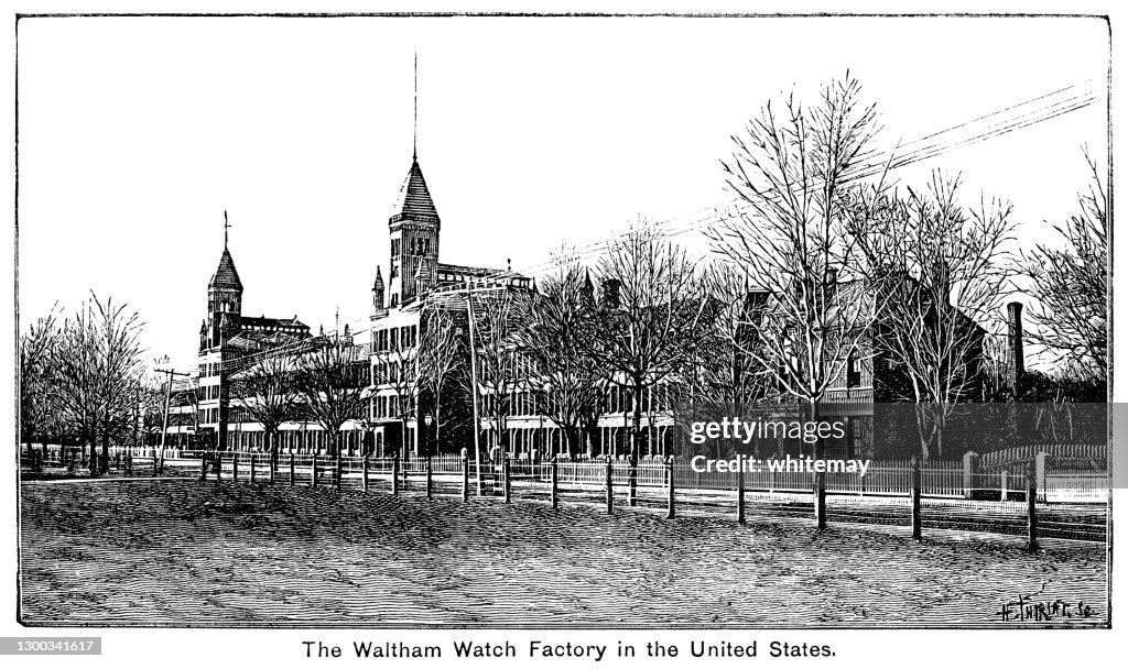 The Waltham Watch Factory in the United States of America