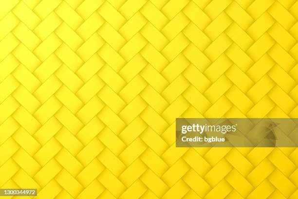 abstract yellow background - geometric texture - basket weave pattern background stock illustrations