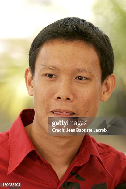 Sakada Kaewbuadee during 2004 Cannes Film Festival - "Tropical Malady" - Photocall at Palais Du Festival in Cannes, France.