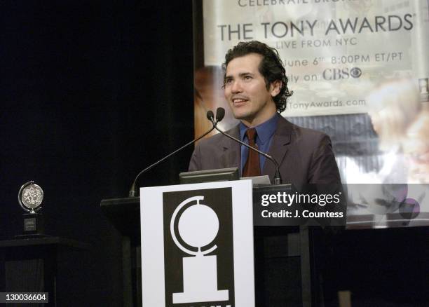 John Leguizamo during 58th Annual Tony Awards Nominee Announcements at Hudson Theater in New York City, New York, United States.