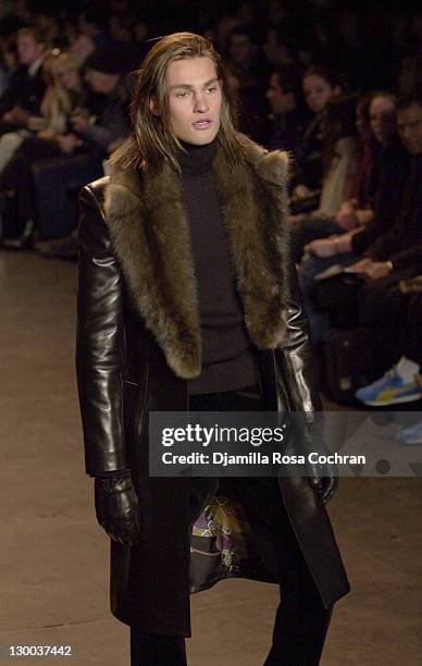 Zang Toi 2003 Fall Fashion during Mercedes-Benz Fashion Week Fall 2003 Collections - Zang Toi - Runway at Bryant Park in New York City, New York,...