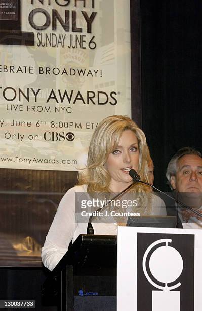 Jane Krakowski during 58th Annual Tony Awards Nominee Announcements at Hudson Theater in New York City, New York, United States.