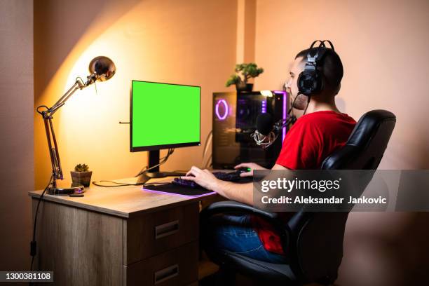 Desktop Computer Rear View Photos and Premium High Res Pictures - Getty ...