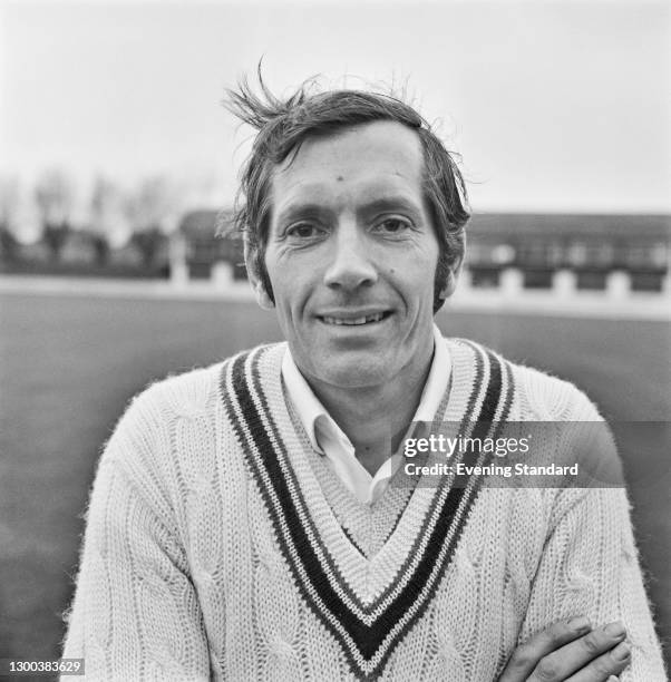 English cricketer Charles Terence 'Terry' Spencer of Leicestershire County Cricket Club, UK, 25th May 1972.