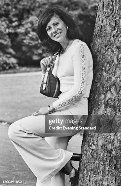 Chilean tennis player Ana Maria Arias Pinto Bravo, formerly Ana Maria Arias, UK, 25th June 1972. She is married to Chilean tennis player Jaime Pinto...