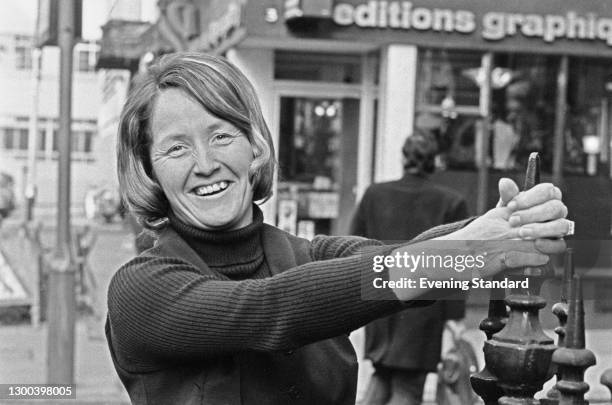 English cricketer Rachael Heyhoe Flint , 25th January 1973.