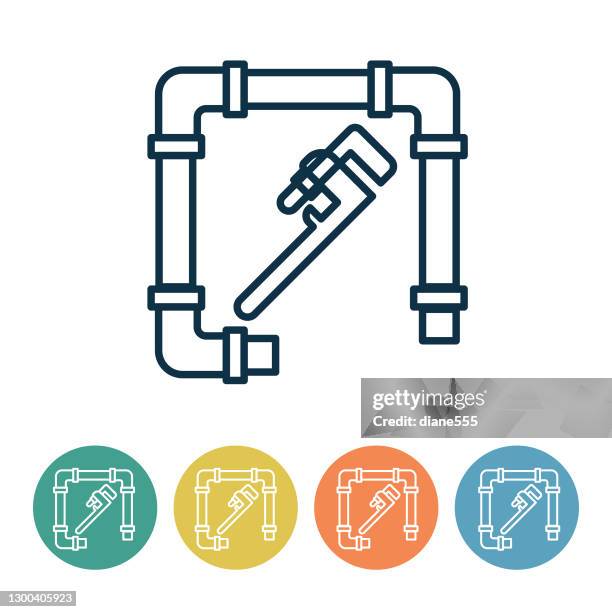 home improvement diy icon - plumber stock illustrations