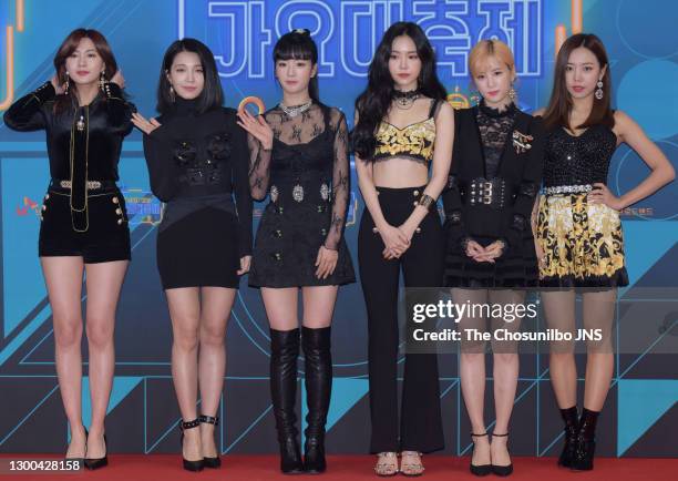 Apink attends the 2018 KBS Song Festival at KBS New Public Hall on December 28, 2018 in Seoul, South Korea.