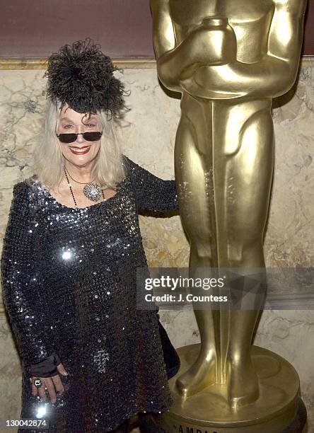 Sylvia Miles during The Academy of Motion Picture Arts & Sciences 2004 Oscar Night Party at Le Cirque 2000 in New York City, United States.