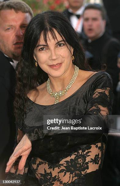 Carole Laure during 2003 Cannes Film Festival - The Barbarian Invasions Premiere at Palais des Festivals in Cannes, France.