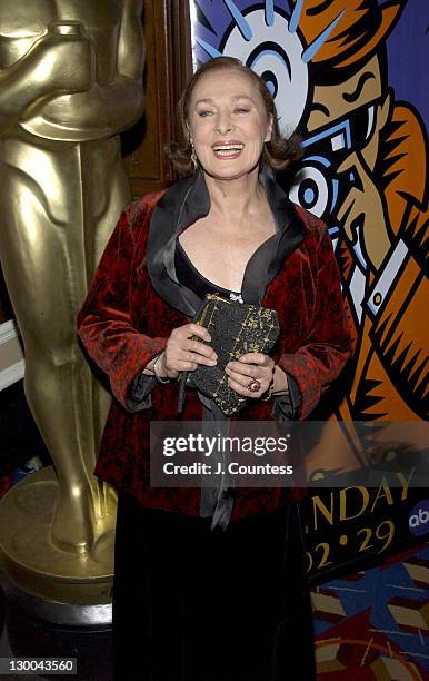 Rita Gam during The Academy of Motion Picture Arts & Sciences 2004 Oscar Night Party at Le Cirque 2000 in New York City, United States.