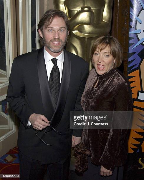Richard Thomas and Georgianna Thomas during The Academy of Motion Picture Arts & Sciences 2004 Oscar Night Party at Le Cirque 2000 in New York City,...