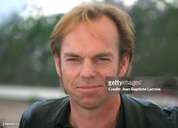 Hugo Weaving during 2003 Cannes Film Festival - "Matrix Reloaded" Photo Call at Palais des Festivals in Cannes, France.