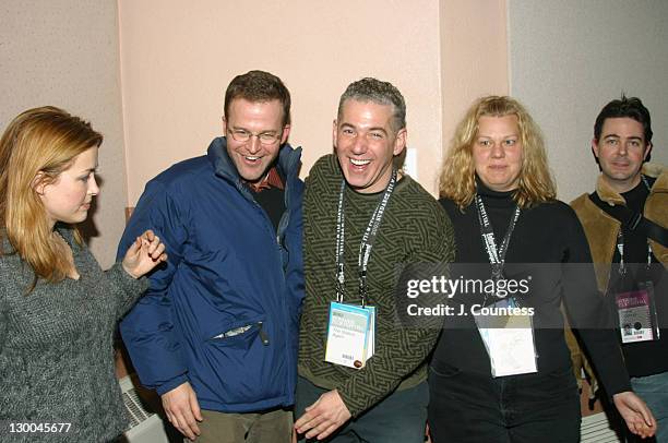 Producer Kathryn Tucker, writer/director Thomas McCarthy, producers Robert May and Mary Jane Skalski
