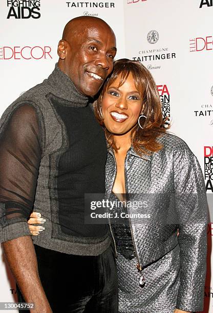 Preston Bailey and Jennifer Holliday during Sixth Annual Elle Decor's "Dining by Design", Presented by Champagne Taittinger at Hammerstein Ballroom...