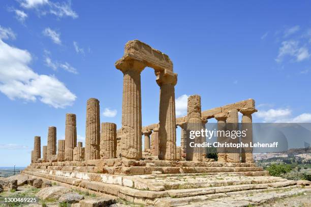 valley of the temples, sicily - agrigento stockfoto's en -beelden