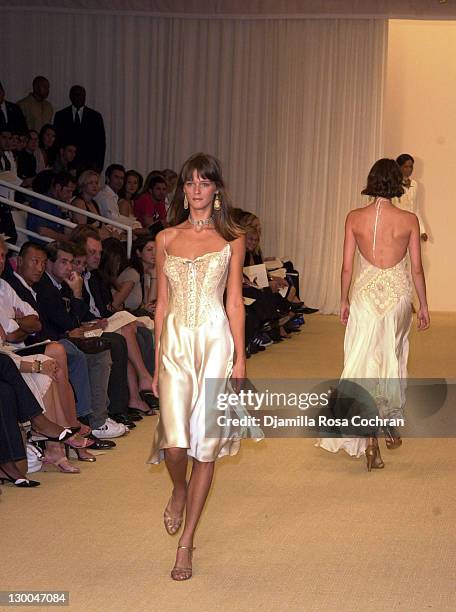 Ralph Lauren Womens Spring 2003 Collection during Mercedes-Benz Fashion Week Spring Collections 2003 - Ralph Lauren Show - Runway at Cooper Hewitt...