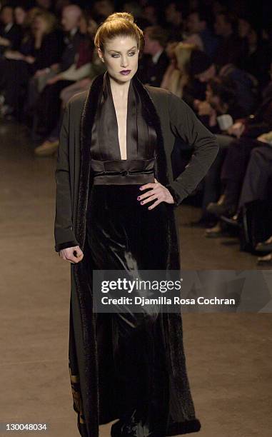 Zang Toi 2003 Fall Fashion during Mercedes-Benz Fashion Week Fall 2003 Collections - Zang Toi - Runway at Bryant Park in New York City, New York,...