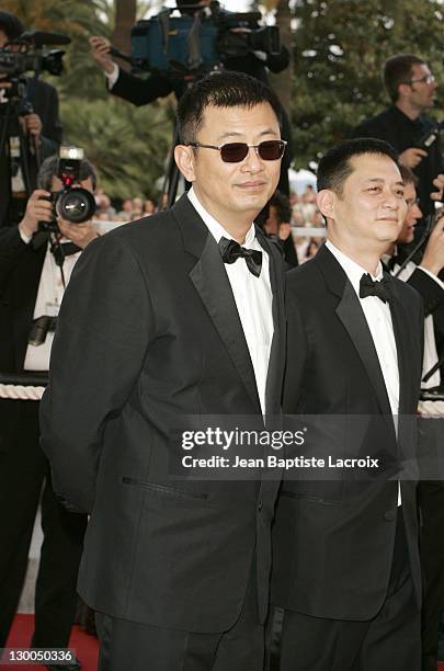 Wong Kar Wai during Cannes Film Festival 2004 - "2046" Premiere at Palais des Festivals in Cannes, France.