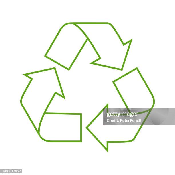 recycle and ecology icon. reuse and refuse concept. recycling package mark. vector illustration - biodegradable packaging stock illustrations