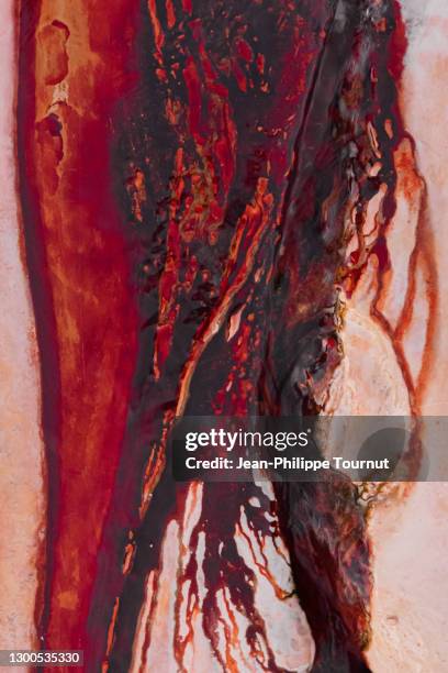 Red Stained Rocks Sacrificial Stone Fotografías e imágenes de stock - Getty Images
