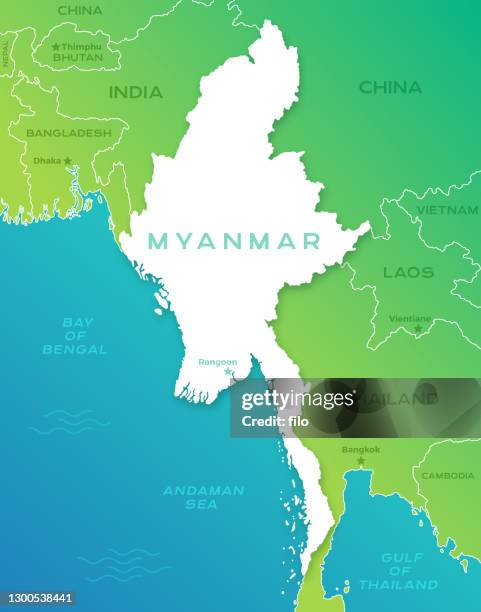 myanmar burma - myanmar stock-grafiken, -clipart, -cartoons und -symbole